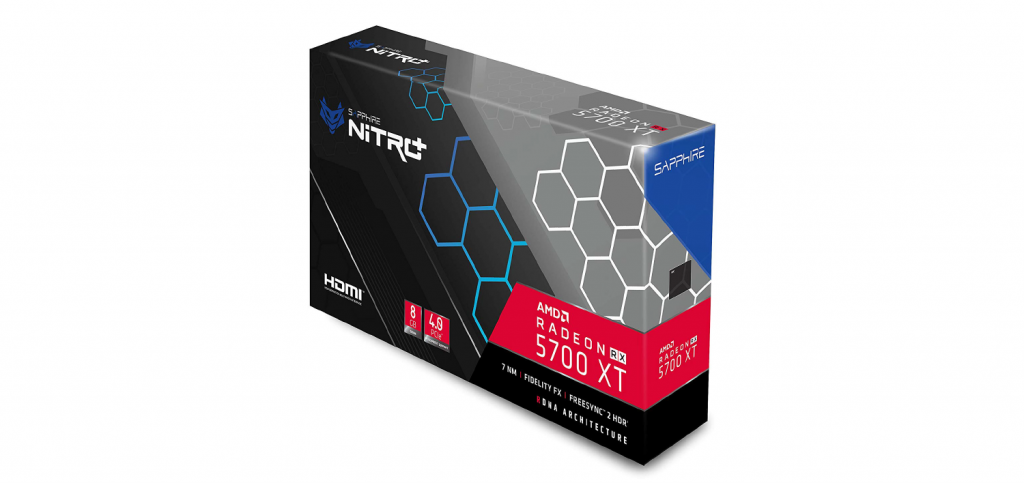 Sapphire RX 5700 XT Nitro+ Graphics Card Box