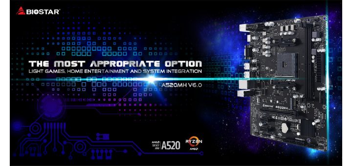 Biostar A520 Motherboards