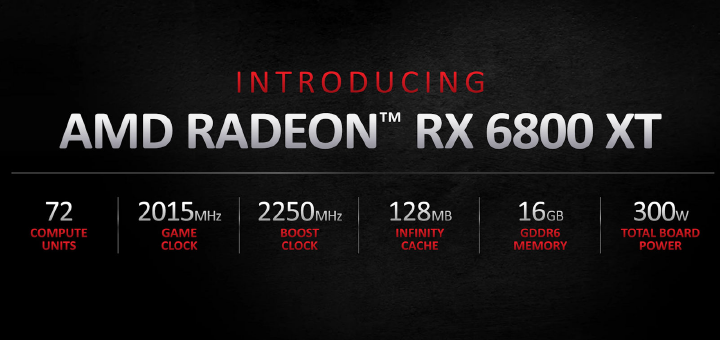 AMD Radeon RX 6800 XT Graphics Card Specifications